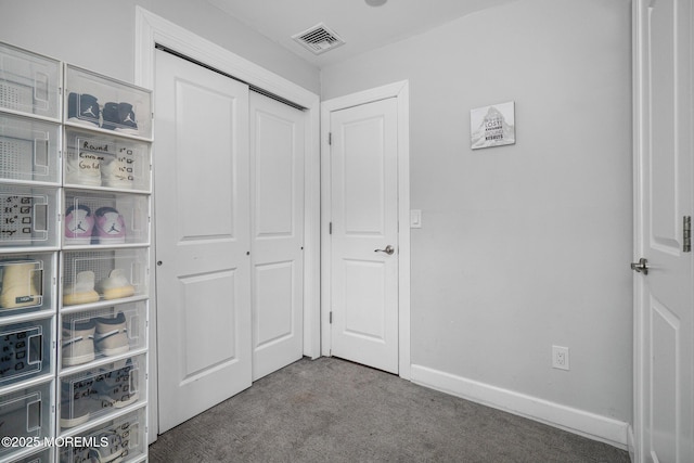 67 Grand Ave, Toms River, NJ 08753 - unfurnished bedroom with a closet, carpet, visible vents, and baseboards