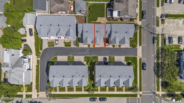 200 2nd Ave Unit 14, Belmar, NJ 07719 - aerial view of residential area with property parcel outlined