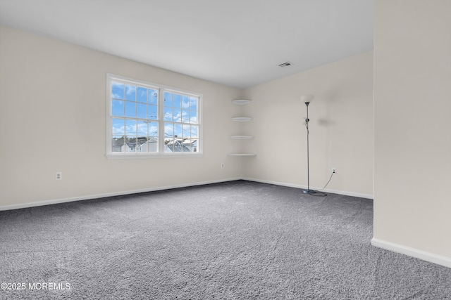 spare room with carpet