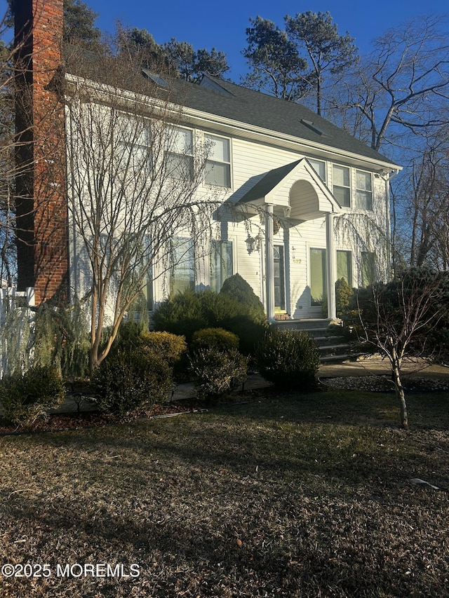 view of colonial-style house