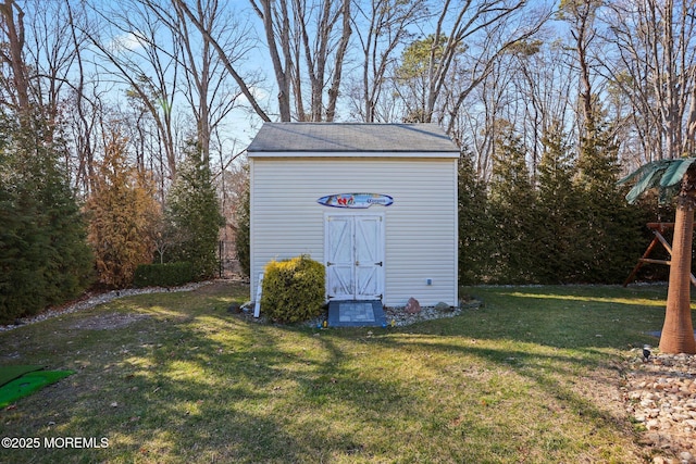 view of outdoor structure featuring an outdoor structure