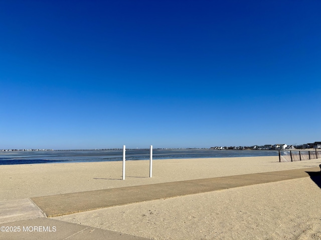 water view featuring a beach view