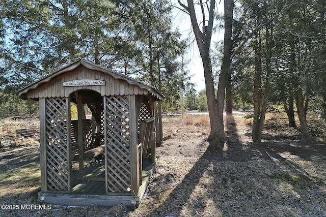 view of outbuilding with an outbuilding