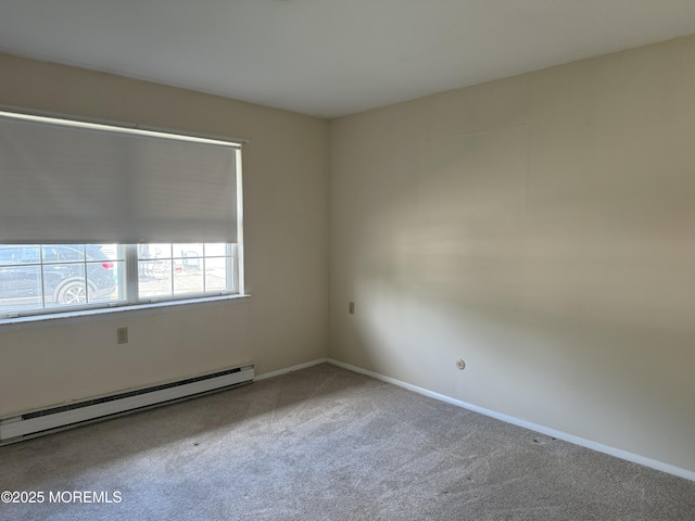 7B Cambridge Cir Unit B, Manchester, NJ 08759 - carpeted spare room with baseboard heating and baseboards