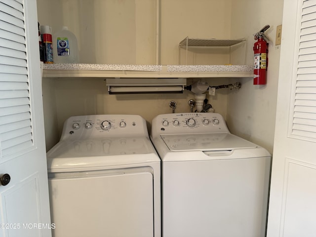 7B Cambridge Cir Unit B, Manchester, NJ 08759 - washroom featuring washer and dryer