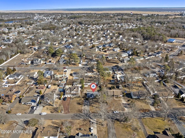 birds eye view of property featuring a residential view