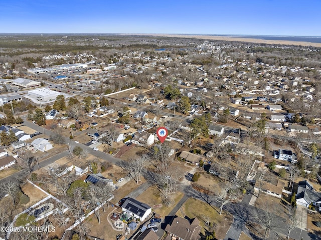 birds eye view of property featuring a residential view