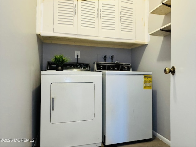 61B Hedge Dr, Lakewood, NJ 08701 - laundry room with baseboards and separate washer and dryer