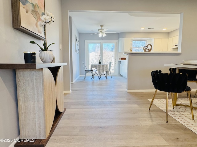 61B Hedge Dr, Lakewood, NJ 08701 - interior space featuring recessed lighting, baseboards, and light wood finished floors