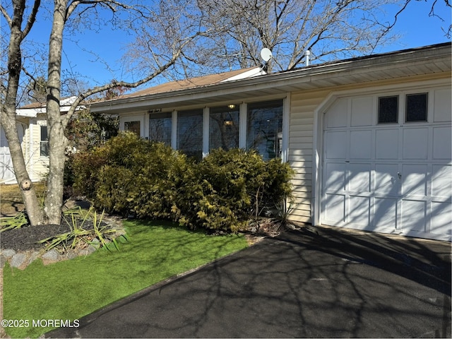 61B Hedge Dr, Lakewood, NJ 08701 - exterior space featuring driveway and a garage