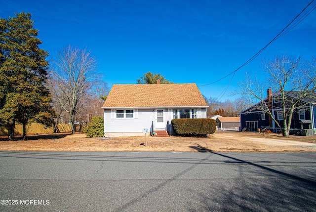 view of front of home featuring entry steps