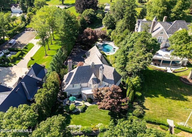 bird's eye view featuring a residential view