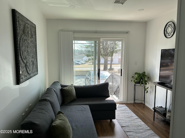 882 Balmoral Ct Unit D, Lakewood, NJ 08701 - living room featuring wood finished floors and baseboards