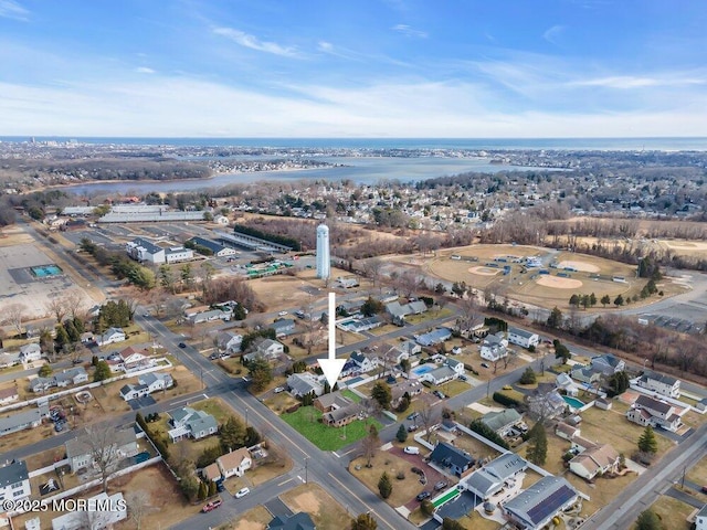 drone / aerial view featuring a residential view