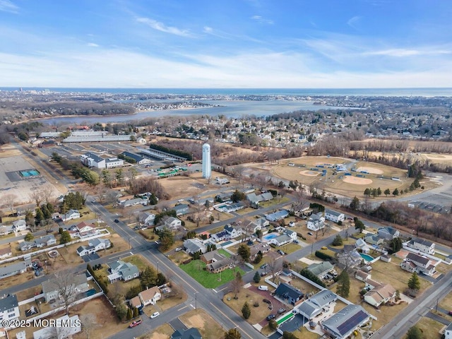 aerial view featuring a residential view