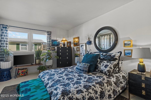 bedroom with carpet flooring