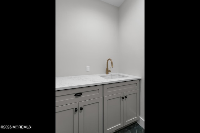 121 Black Point Rd, Rumson, NJ 07760 - bathroom with vanity and tile patterned floors