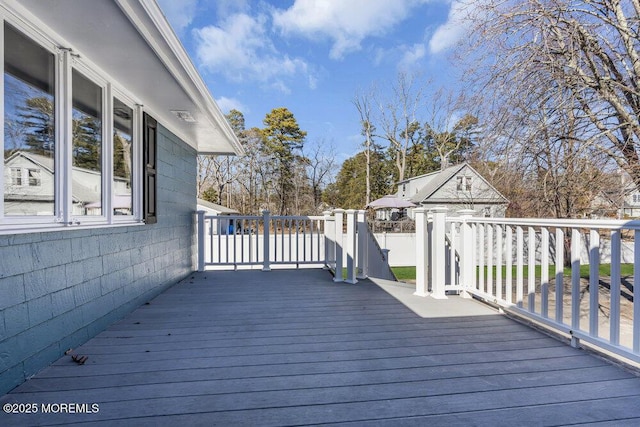 view of deck