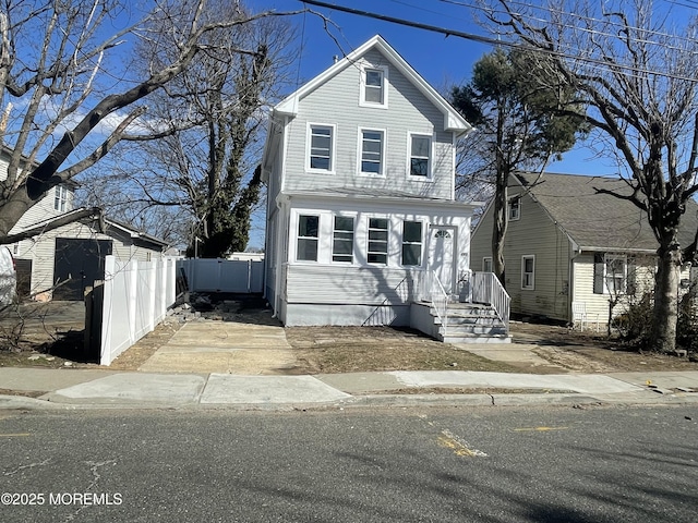 253 S Pearl St, Red Bank, NJ 07701 - traditional-style home with fence