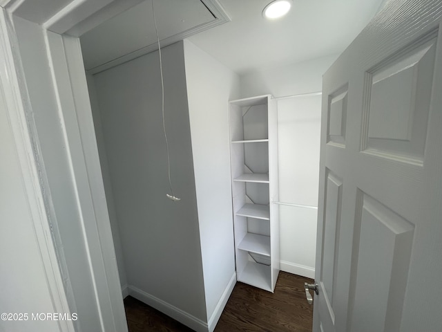 view of closet