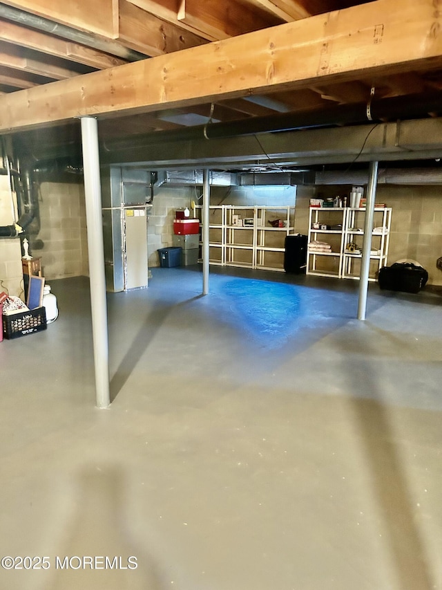 2 Apache Dr, Toms River, NJ 08753 - unfinished below grade area featuring heating unit
