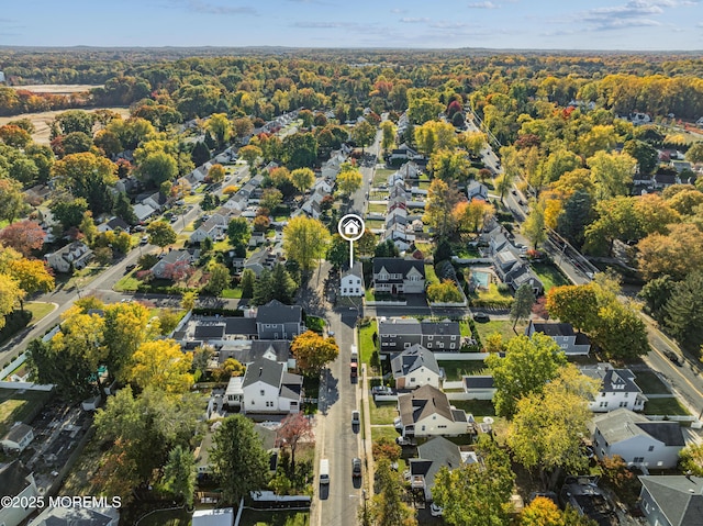 drone / aerial view featuring a residential view