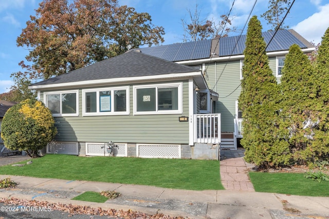 138 Summit Ave, Neptune City, NJ 07753 - exterior space with roof with shingles and a front yard