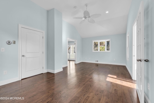 138 Summit Ave, Neptune City, NJ 07753 - interior space with wood finished floors, recessed lighting, baseboards, and lofted ceiling