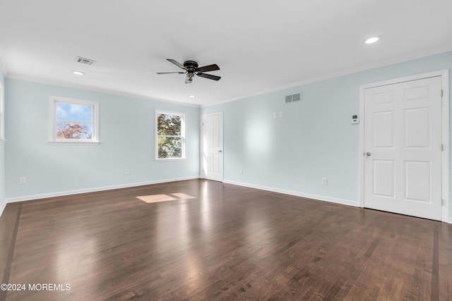 138 Summit Ave, Neptune City, NJ 07753 - empty room featuring baseboards, a ceiling fan, and visible vents