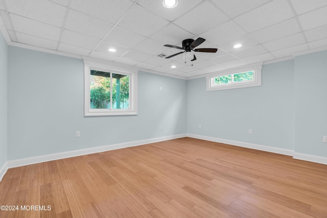 138 Summit Ave, Neptune City, NJ 07753 - unfurnished room with baseboards, light wood finished floors, and a wealth of natural light