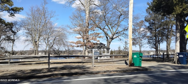 exterior space with fence