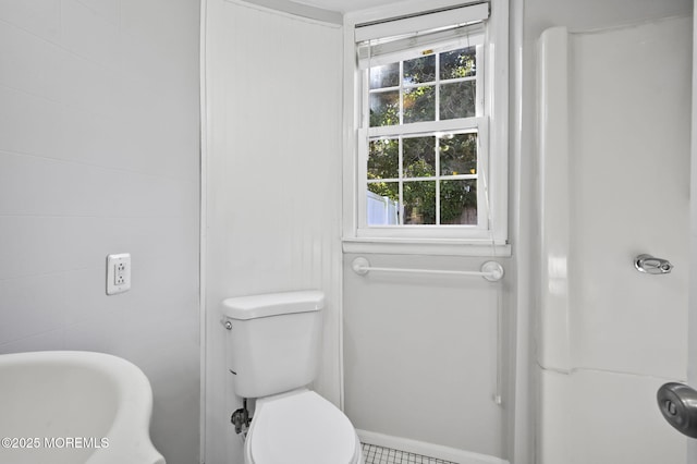 bathroom featuring toilet