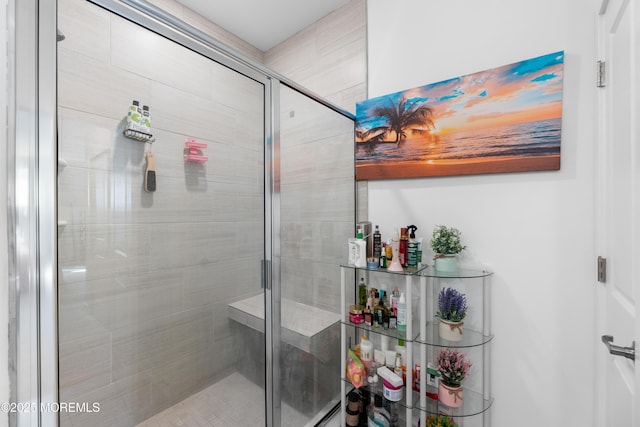 full bath with a stall shower