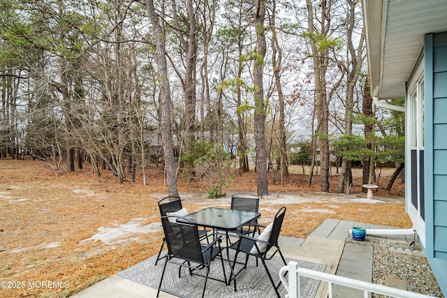 view of patio / terrace with outdoor dining space