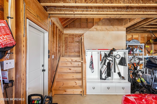 view of storage room