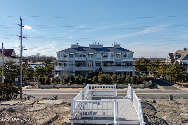 view of rear view of property