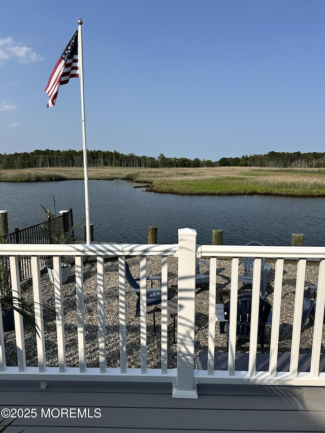 45 Royal Dr, Brick, NJ 08723 - dock area featuring a water view