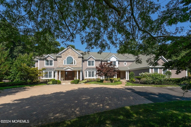 view of front of property with stone siding