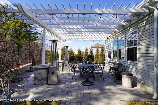 view of patio / terrace featuring outdoor dining area