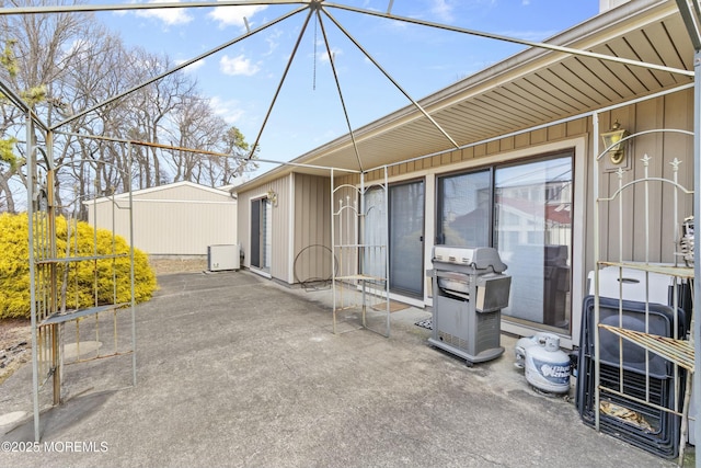 view of patio / terrace featuring area for grilling