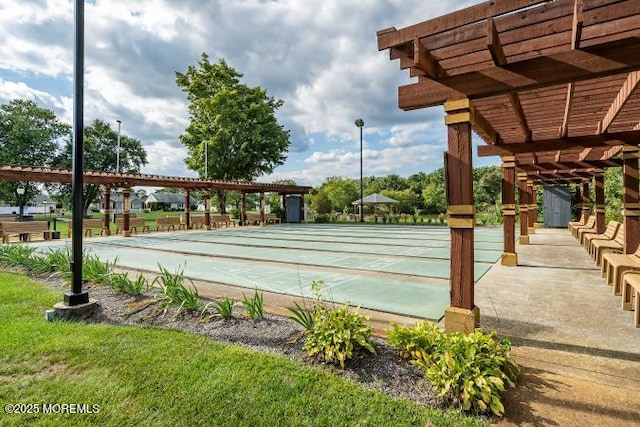 surrounding community featuring shuffleboard