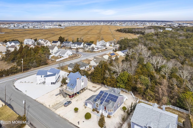 bird's eye view featuring a residential view