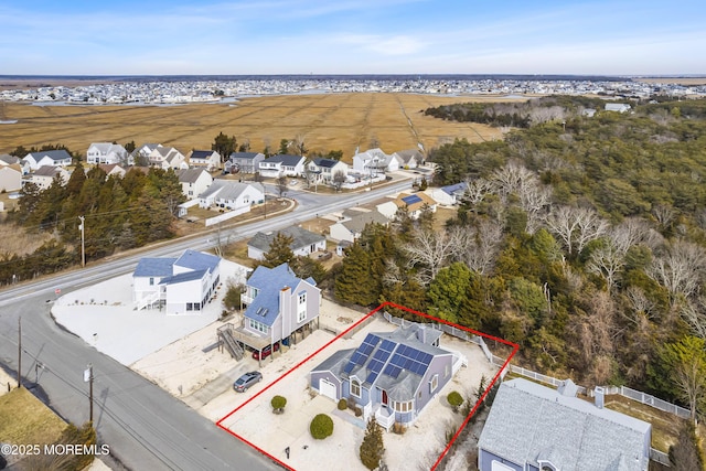 drone / aerial view featuring a residential view