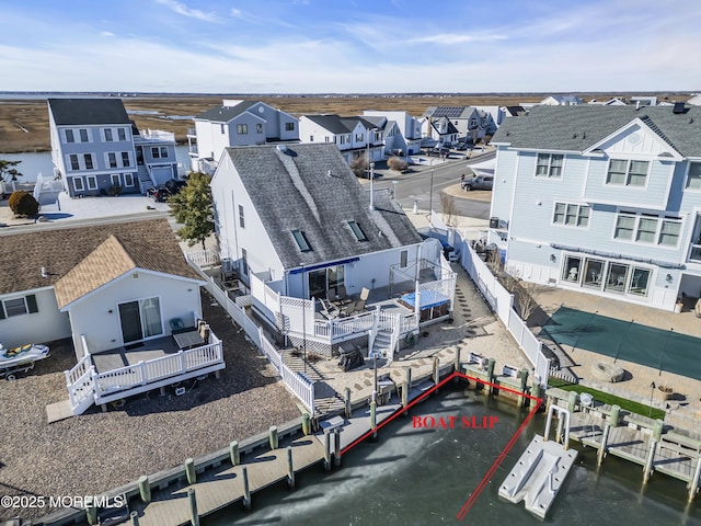 1730 Mill Creek Rd, Manahawkin, NJ 08050 - aerial perspective of suburban area