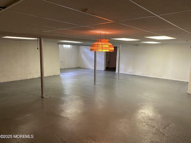 550 Wall St, Eatontown, NJ 07724 - below grade area with concrete block wall