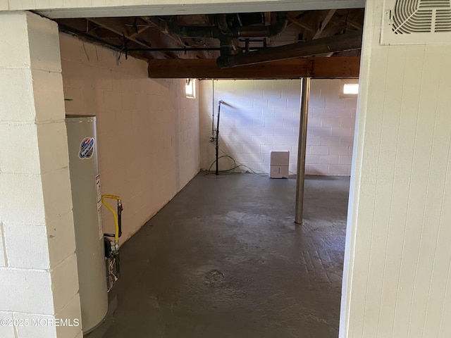 550 Wall St, Eatontown, NJ 07724 - unfinished below grade area featuring gas water heater
