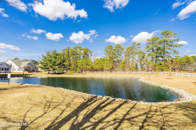 property view of water