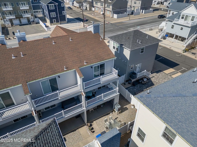 bird's eye view featuring a residential view