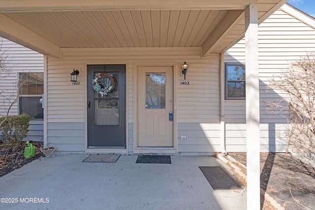 view of entrance to property