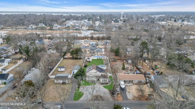 bird's eye view featuring a residential view